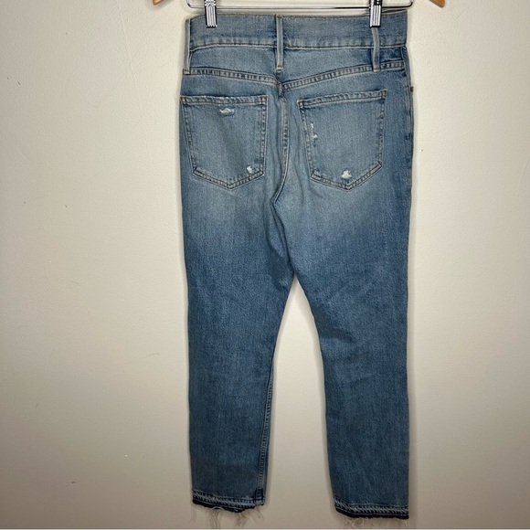 FRAME Le Sylvie Slender Straight Gramercy Jeans - Picture 6 of 7